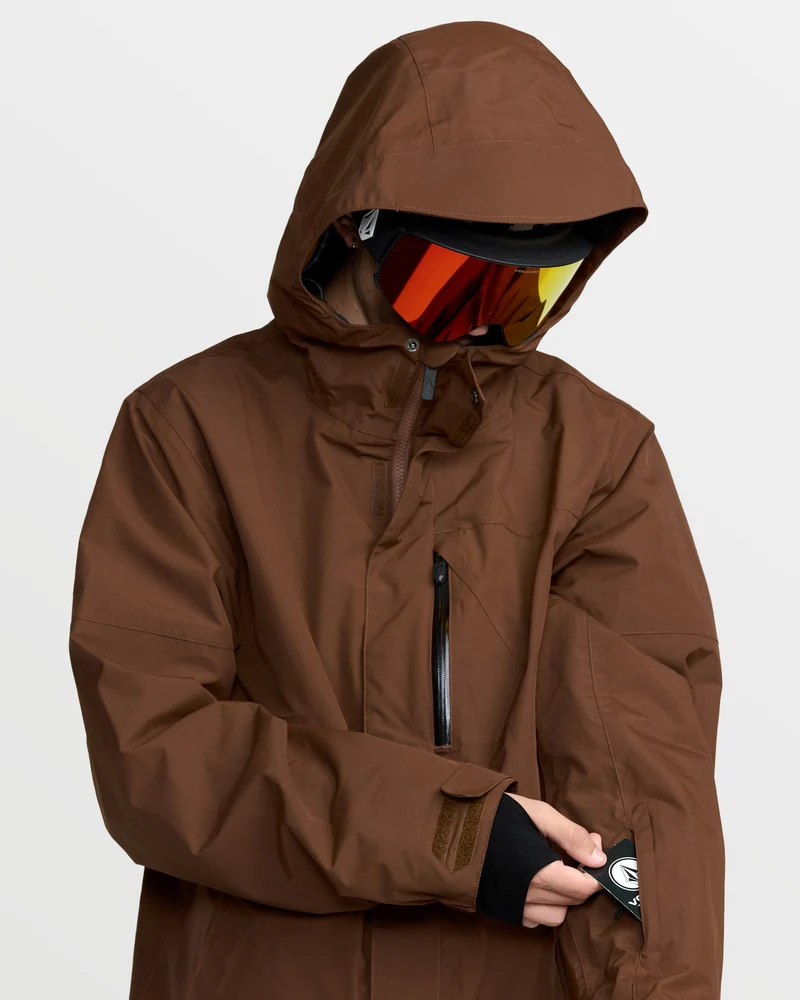 L Insulated Gore-Tex Jacke - Brown