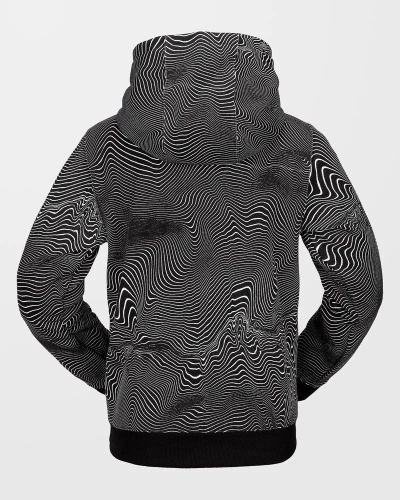 Hydro Fleece Kapuzenpullover - Black Print - (KINDER)