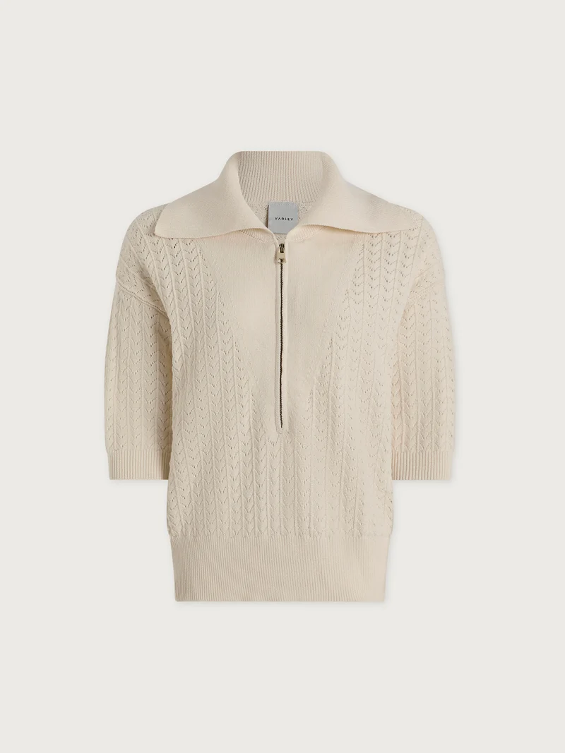 Arney Half Zip Knit Polo
