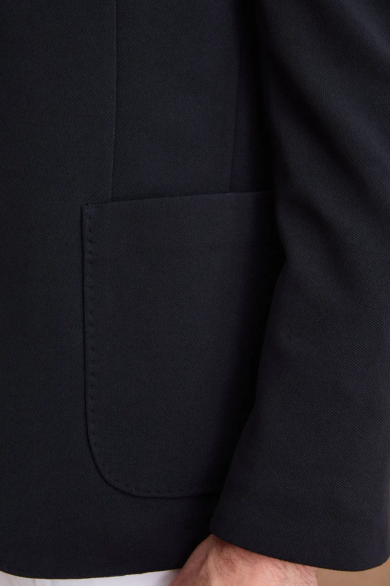 Giacca Slim Fit Semifoderata Revers Classico - BLU