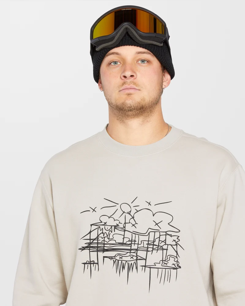 Essential Fleece Pullover - Stone