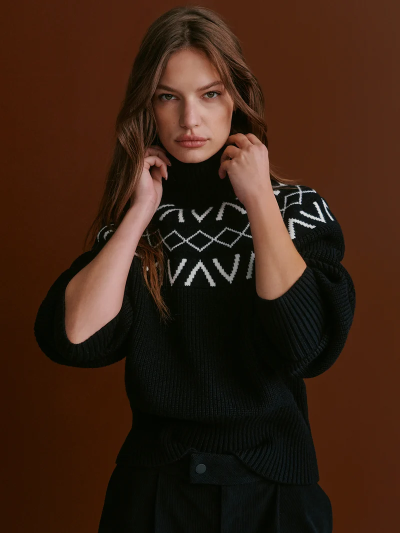 Marcie Fairisle Yoke Knit