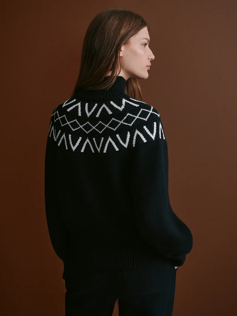 Marcie Fairisle Yoke Knit
