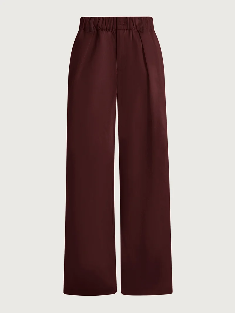 Mid Weight Stretch Wide Leg Trouser Regular