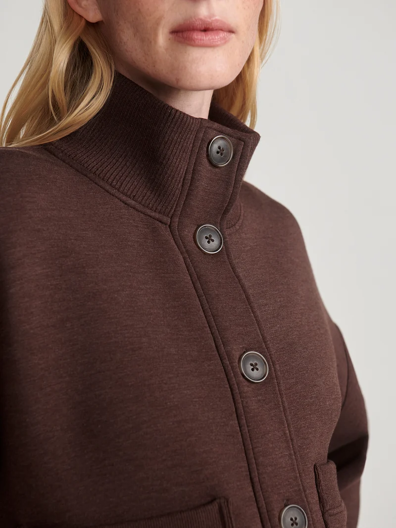 Sabrina Button Through Sweat