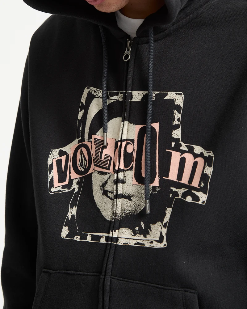 Stick Stoner Kapuzenjacke - Antique Black