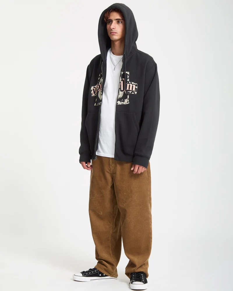 Stick Stoner Kapuzenjacke - Antique Black