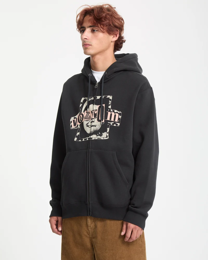 Stick Stoner Kapuzenjacke - Antique Black