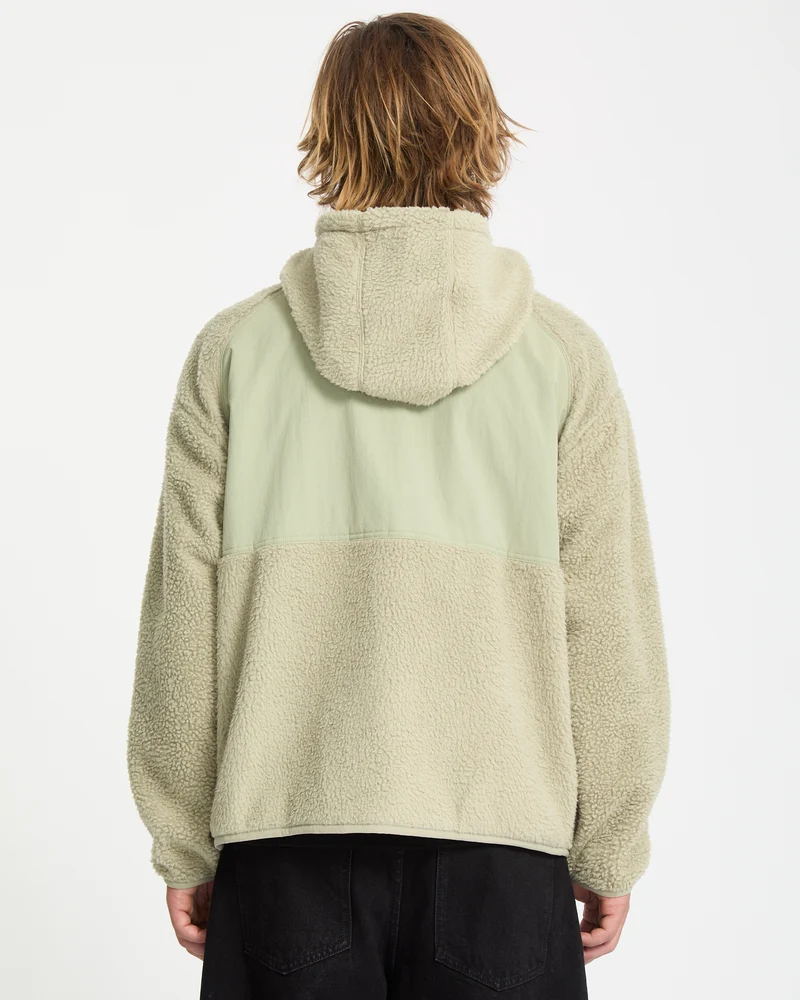 Nomaa Sherpa Kapuzenjacke - Green Tea