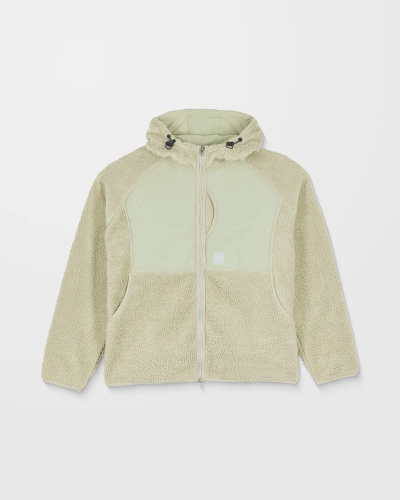 Nomaa Sherpa Kapuzenjacke - Green Tea