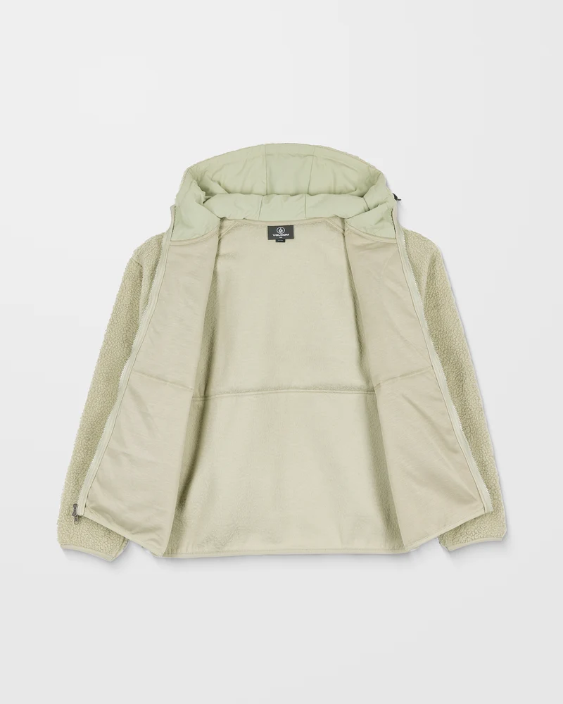 Nomaa Sherpa Kapuzenjacke - Green Tea