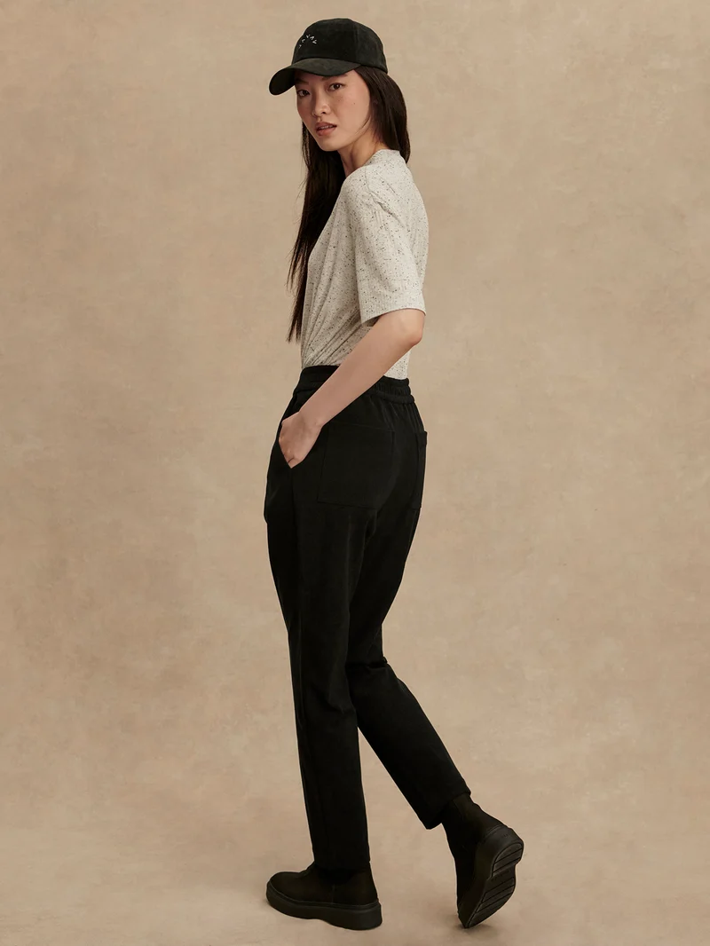 Stretch Needle Cord Tapered Trouser Regular