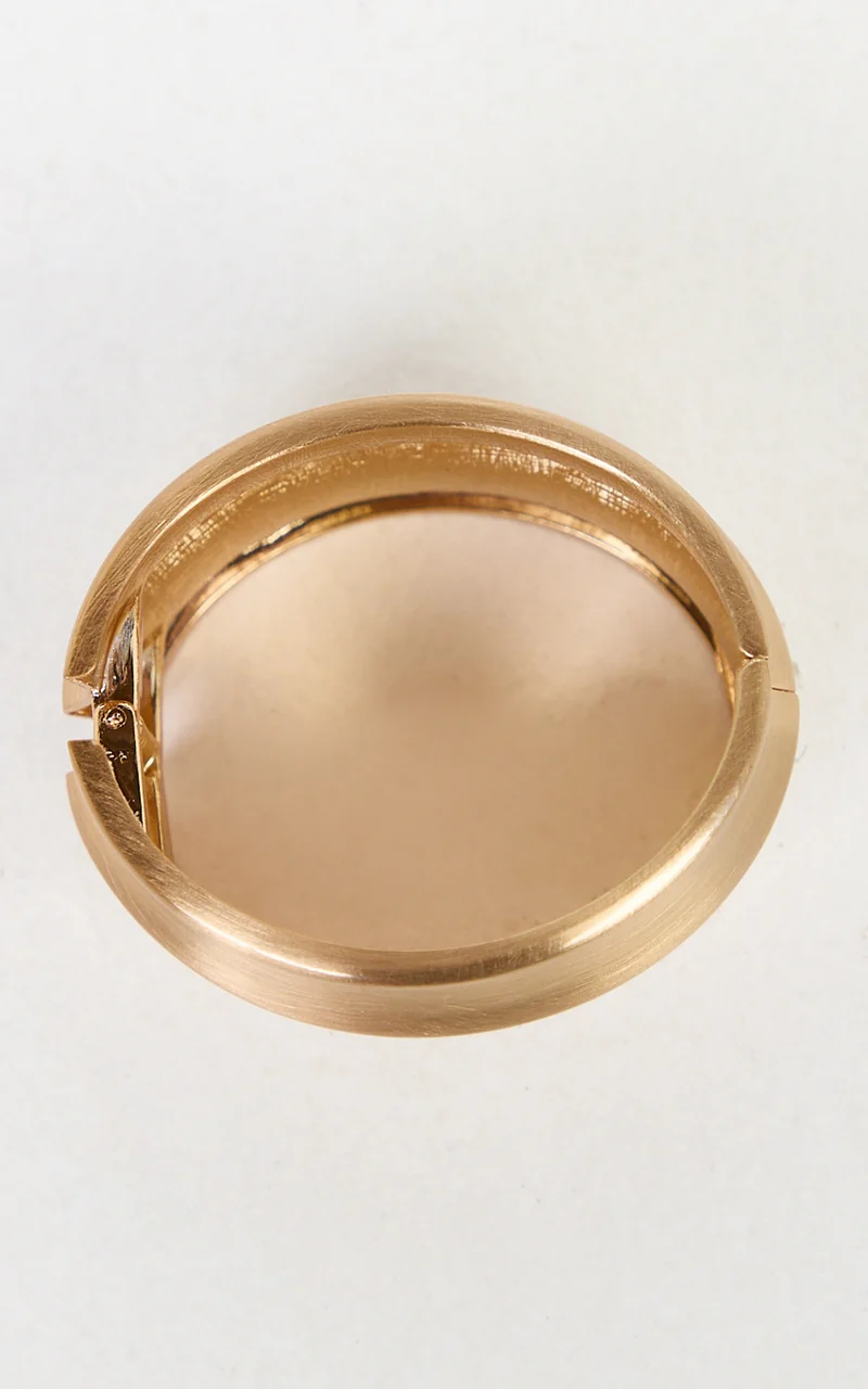Tayla Bangle - Textured Bangle in Gold