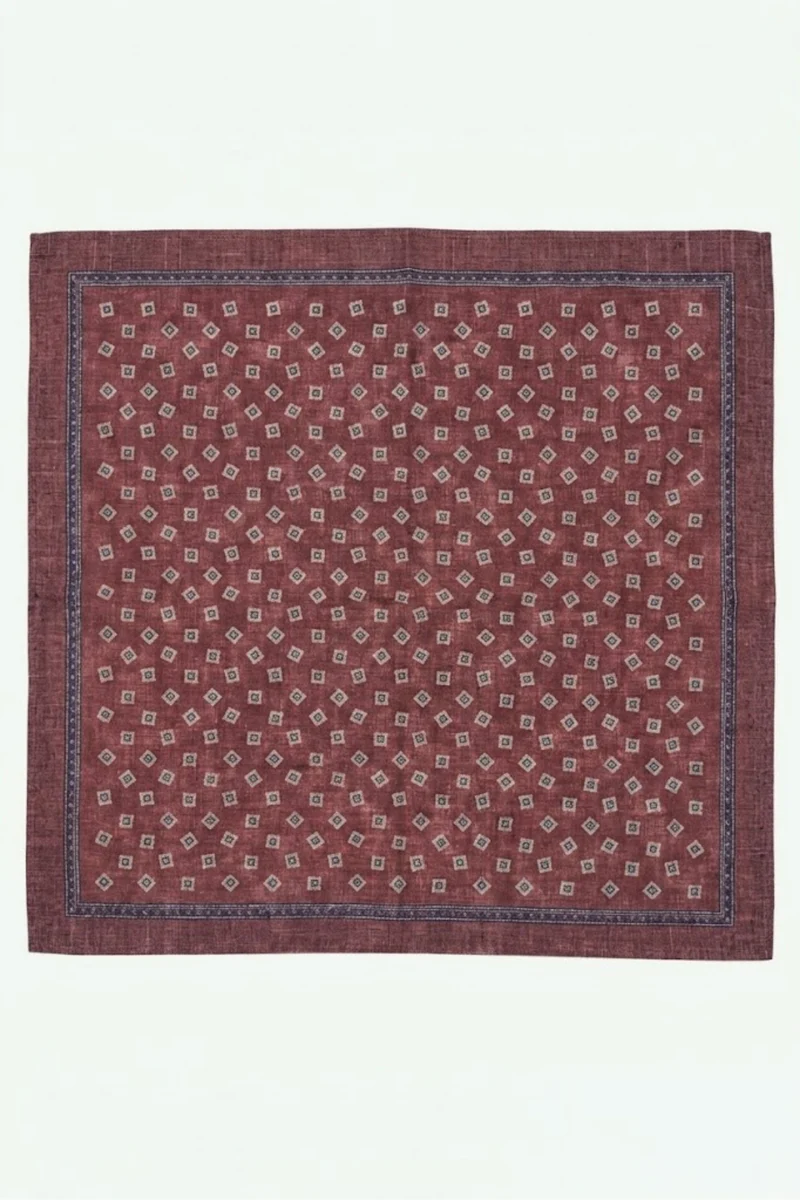 Foulard Causal in Cotone a Fantasia - FANT. BORDEAUX