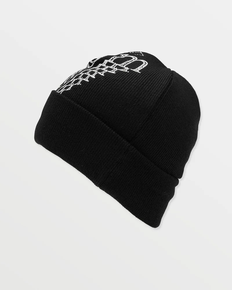 Stone Funk Beanie - Black White