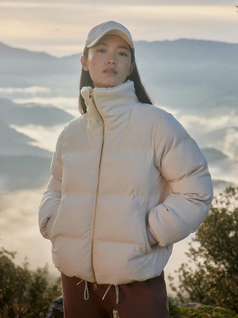 Brackley Cord Puffer Jacket