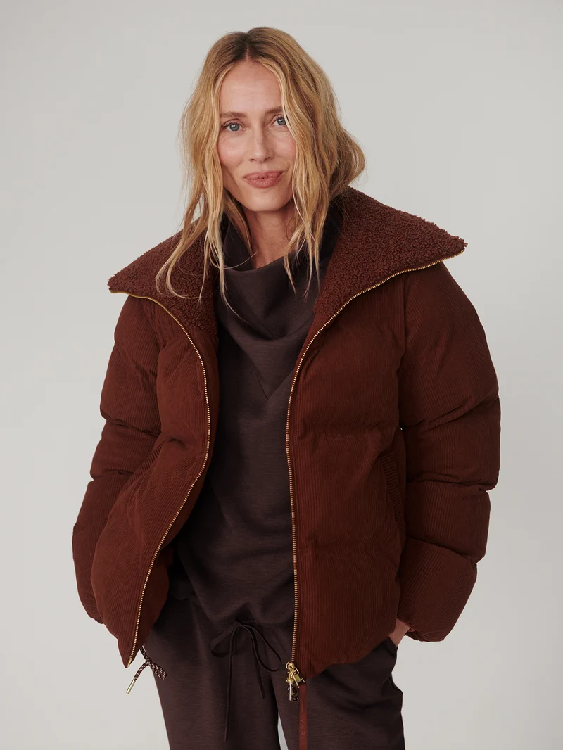 Brackley Cord Puffer Jacket