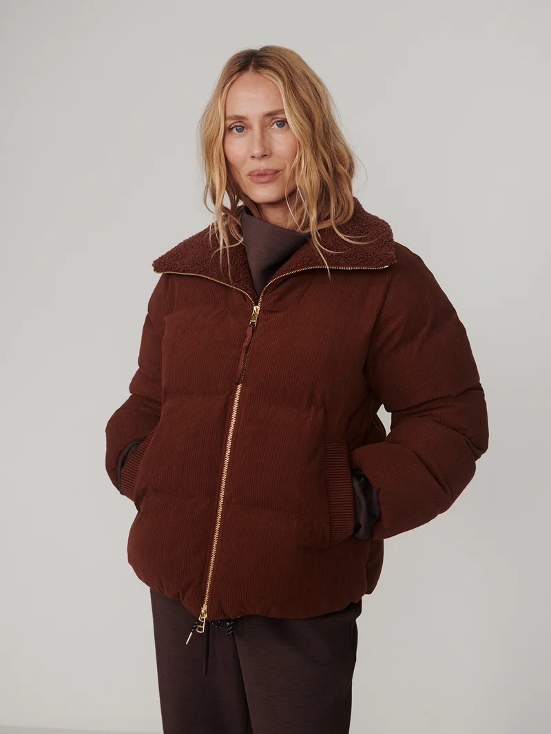 Brackley Cord Puffer Jacket