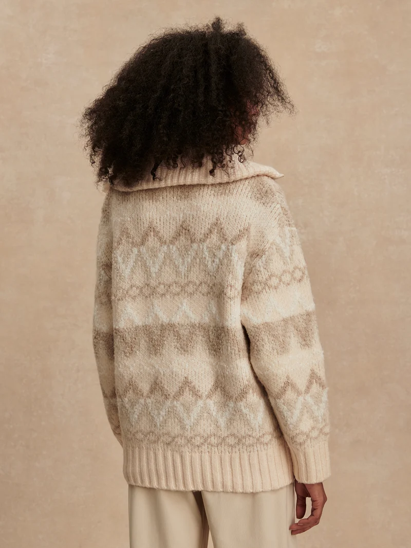 Brooke Fairisle Knit Jacket