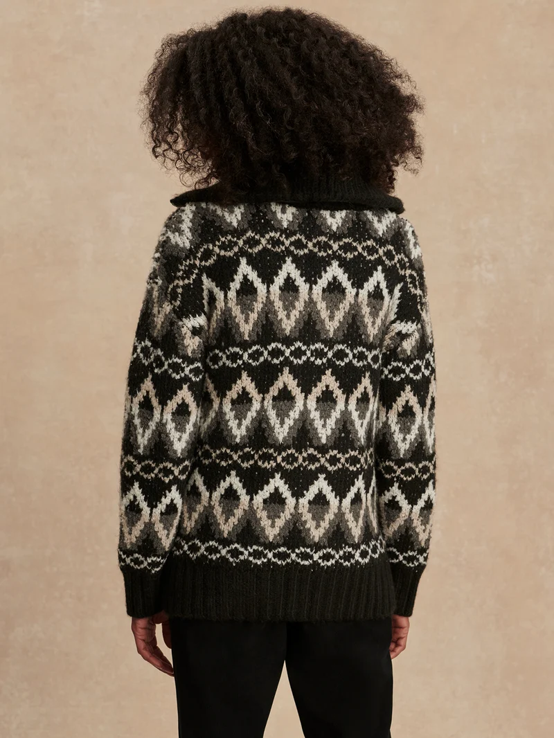 Brooke Fairisle Knit Jacket