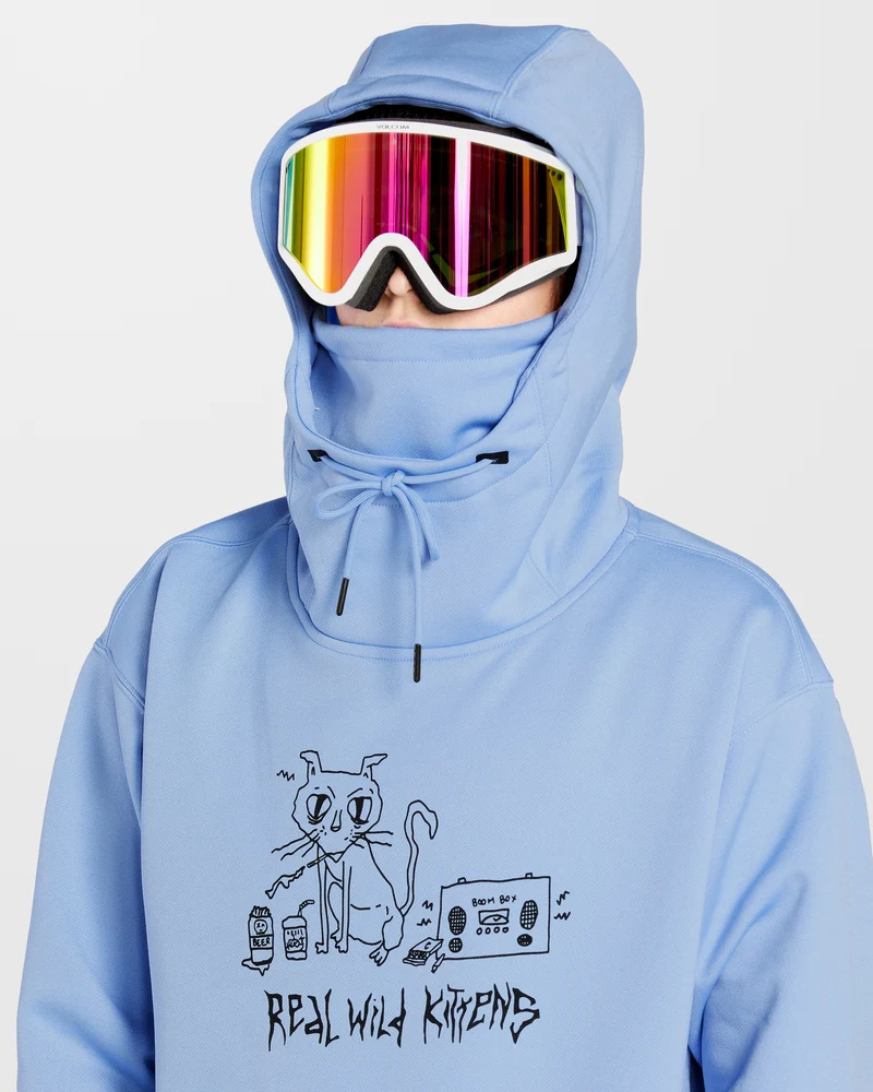 Riding Hydro Kapuzenpullover - Crystal Blue