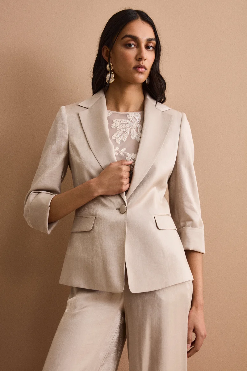 Blazer in Raso da Cerimonia con Lurex - CORDA