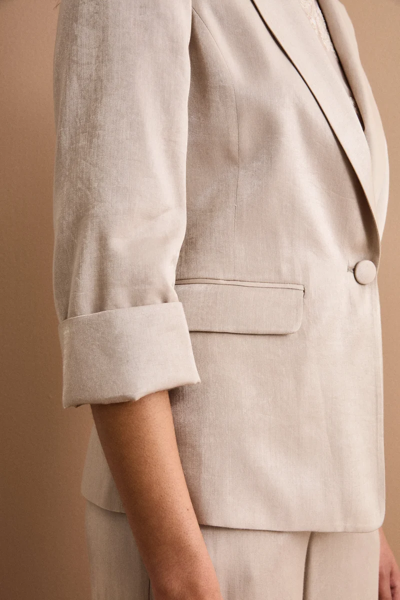 Blazer in Raso da Cerimonia con Lurex - CORDA