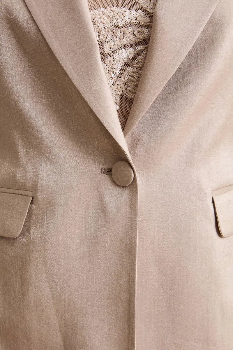 Blazer in Raso da Cerimonia con Lurex - CORDA