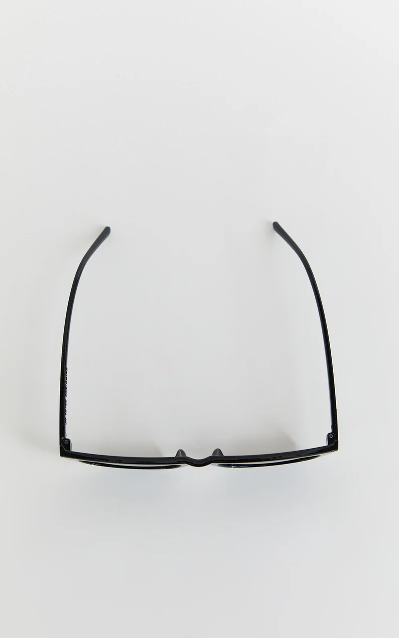 Colette Sunglasses - Small Rectangle Sunglasses in Black
