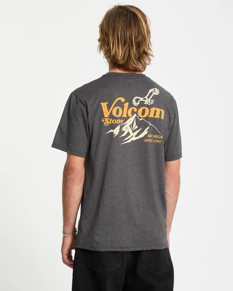 Back Country T-Shirt - Heather Black