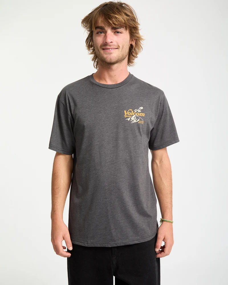 Back Country T-Shirt - Heather Black