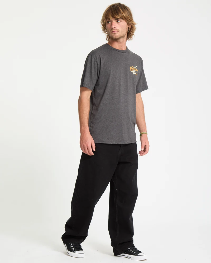 Back Country T-Shirt - Heather Black
