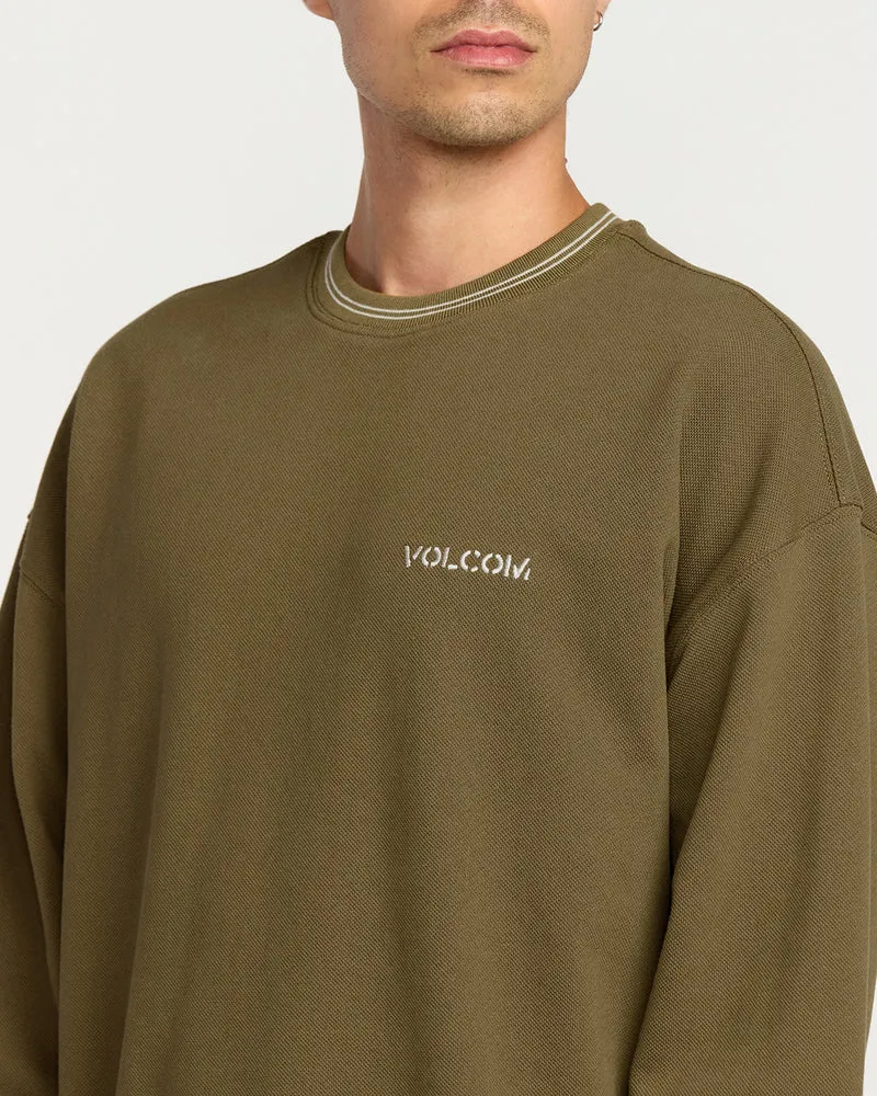 K Stone Sweatshirt - Sage Leaf