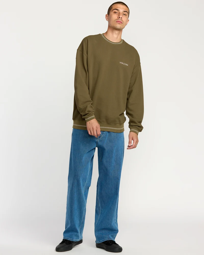 K Stone Sweatshirt - Sage Leaf