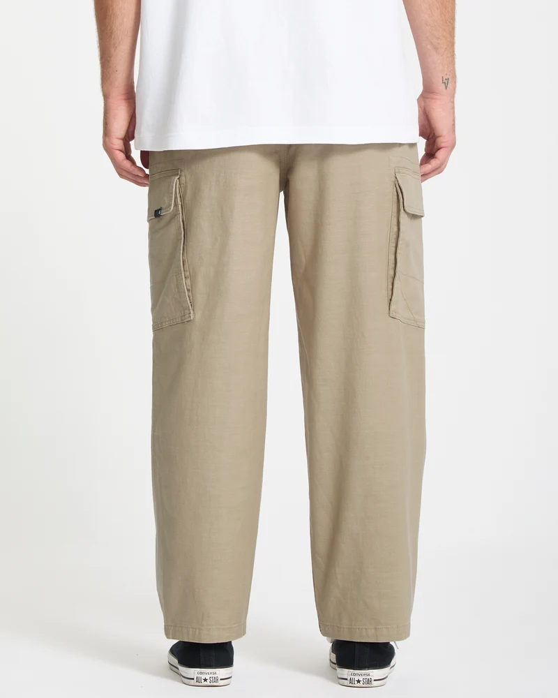 Billow Tapered Cargo-Hose - Khaki