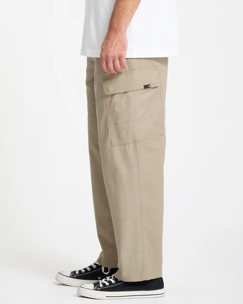 Billow Tapered Cargo-Hose - Khaki