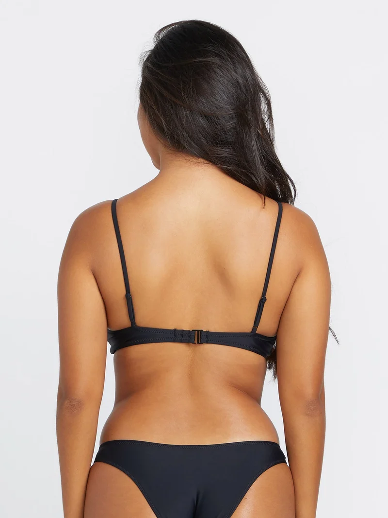 Simply Solid Bikini Top - BLACK