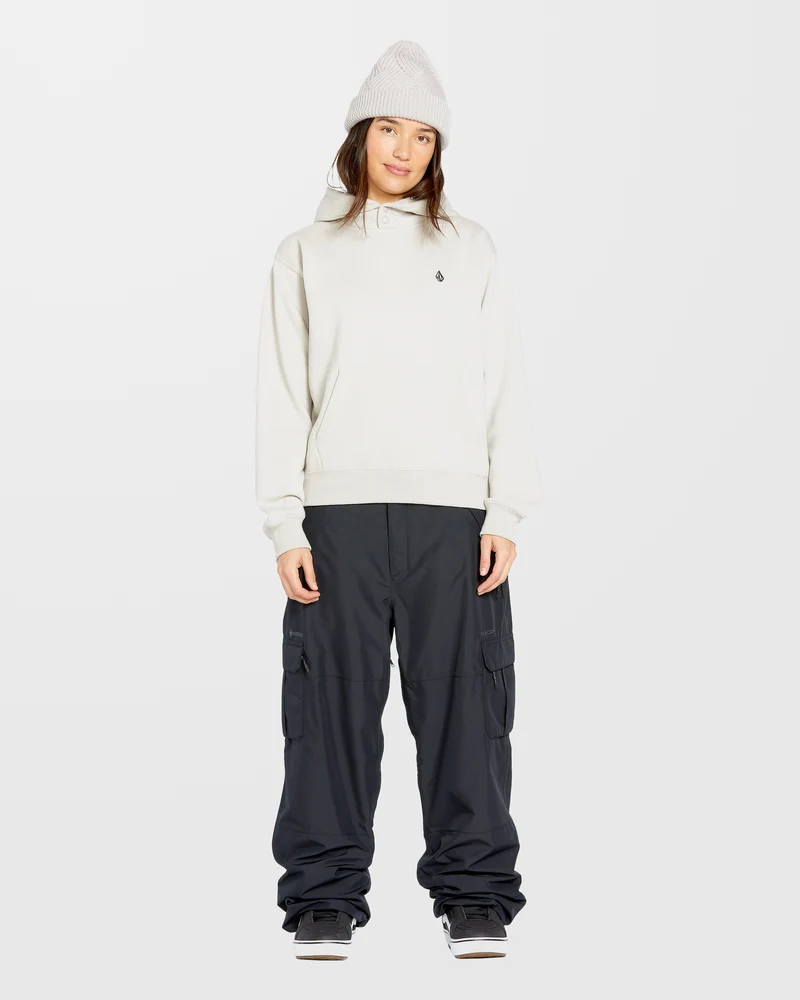 Costus Fleece Kapuzenpullover - Stone