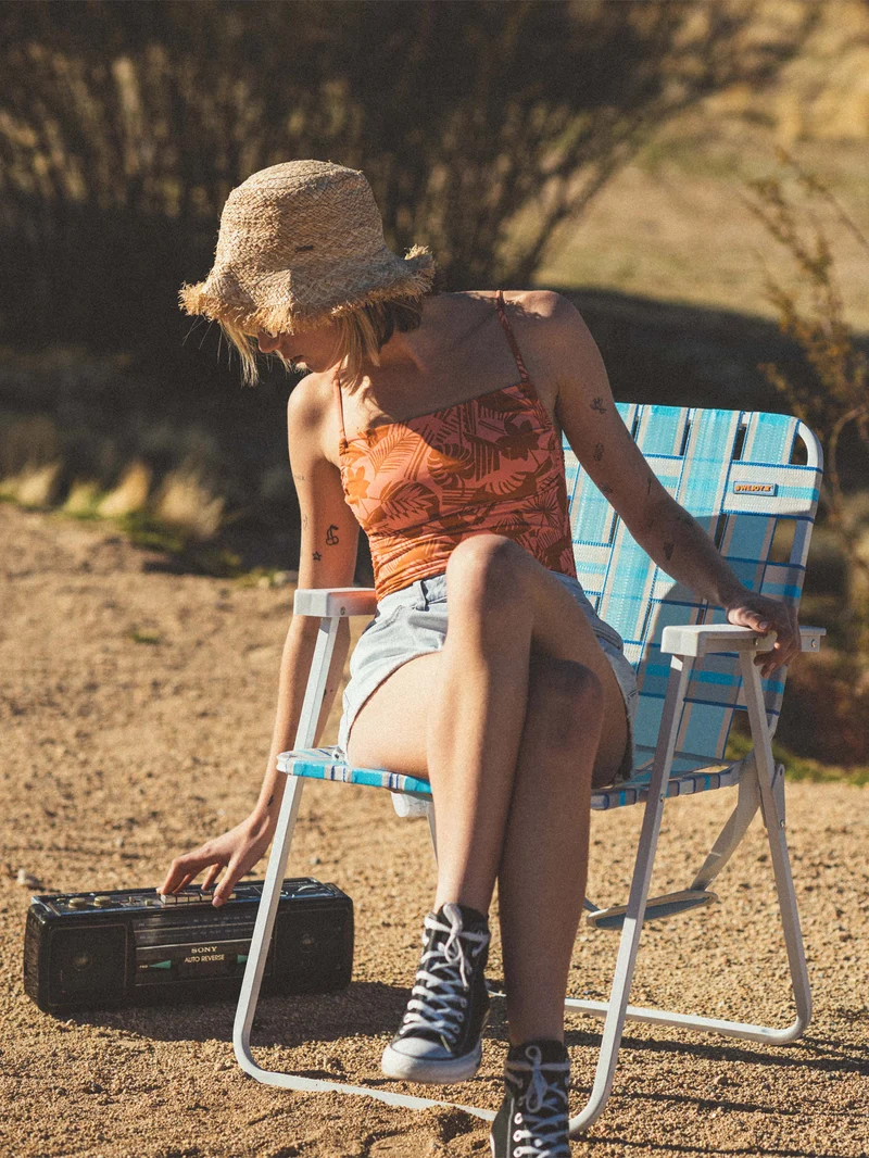 Sunny Stroh Bucket Hat - Natural