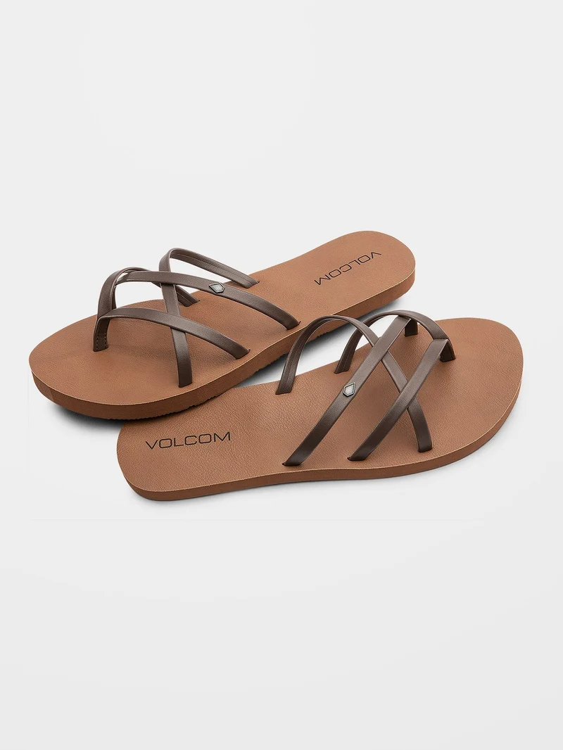 New School Sandalen - BROWN