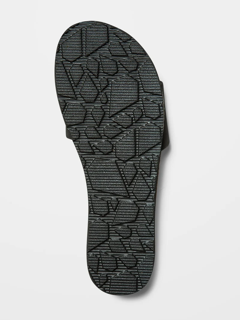 Simple Slide Sandalen - BLACK