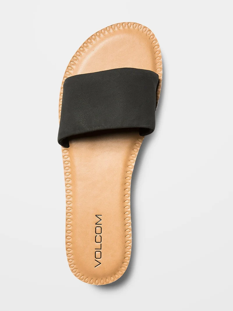 Simple Slide Sandalen - BLACK