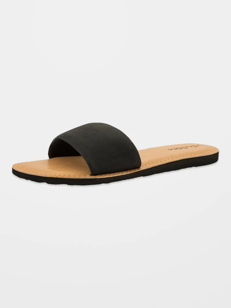 Simple Slide Sandalen - BLACK