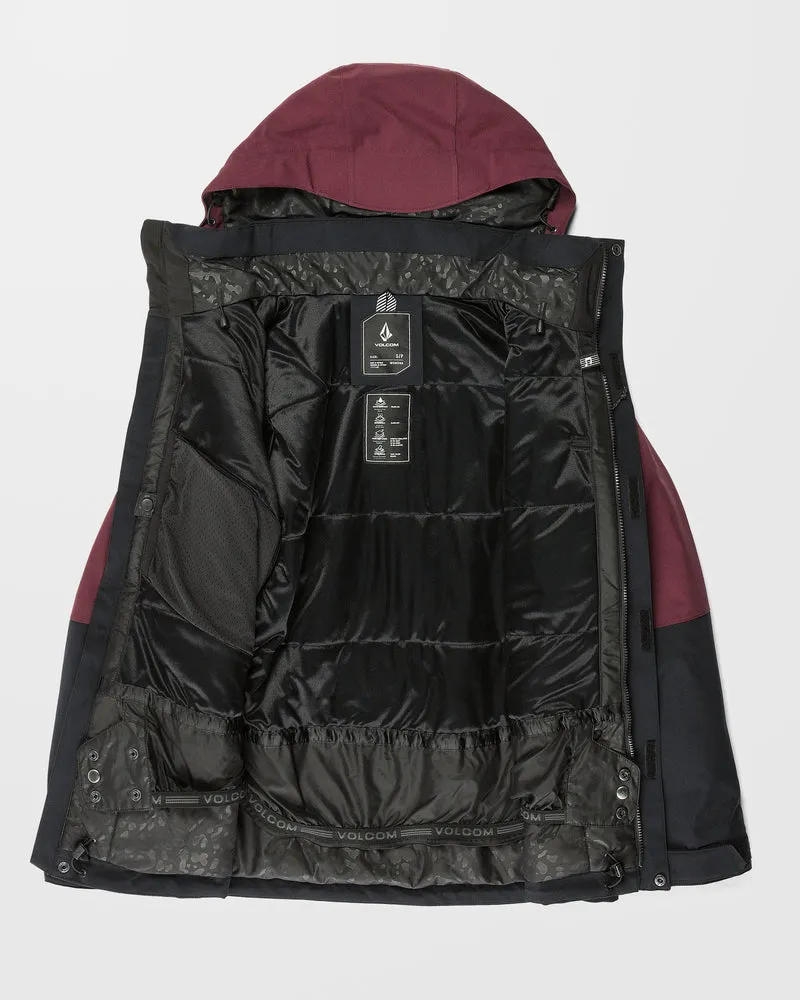 Shelter 3D Stretch Jacke - Burgundy