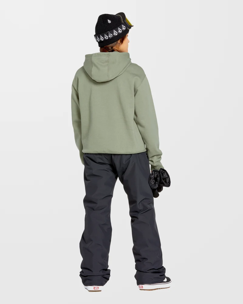 Costus Fleece Kapuzenpullover - Lichen Green