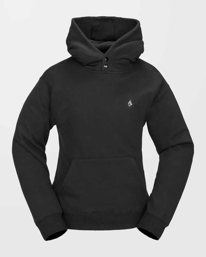 Costus Fleece Kapuzenpullover - Black