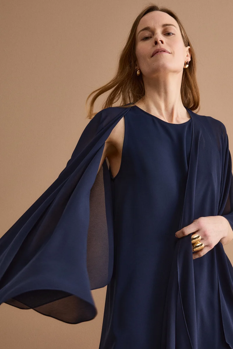 Stola da Cerimonia in Georgette - BLU