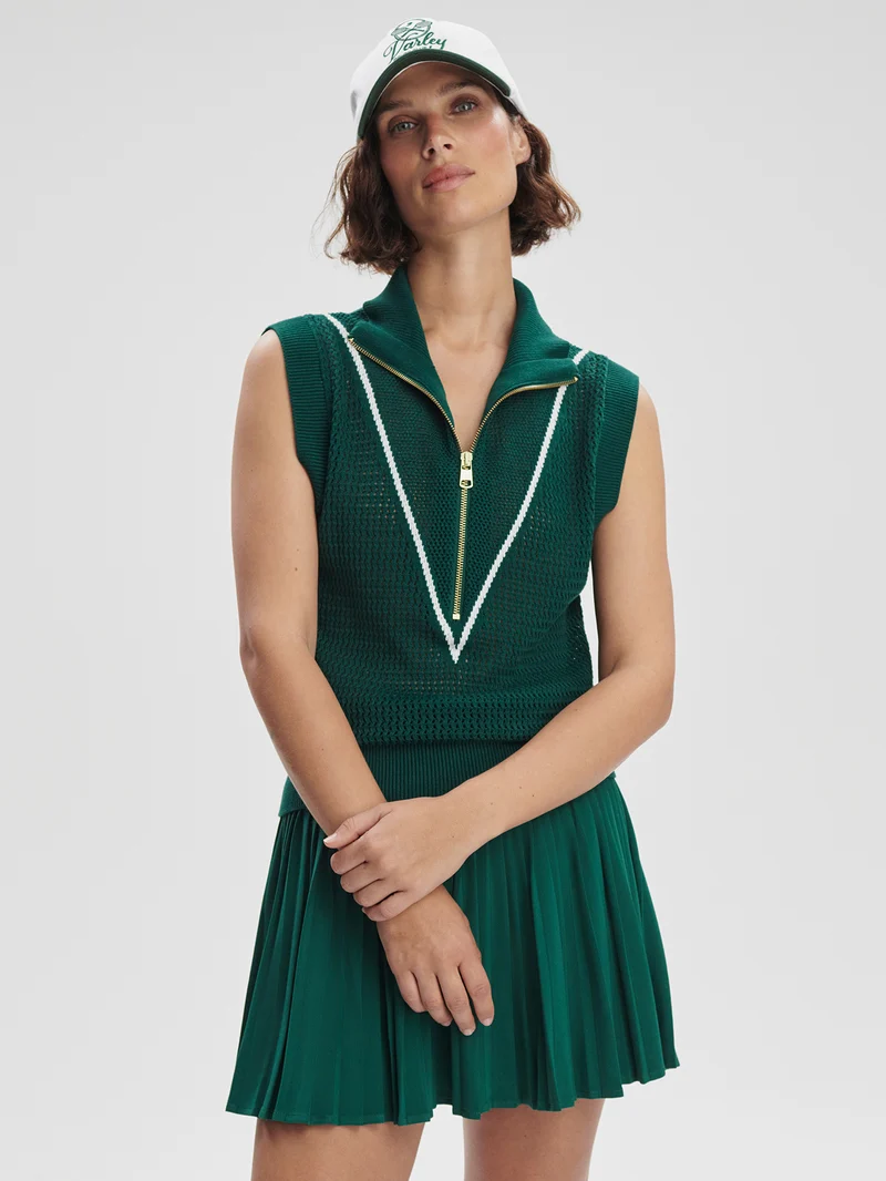 Allena Half Zip Vest