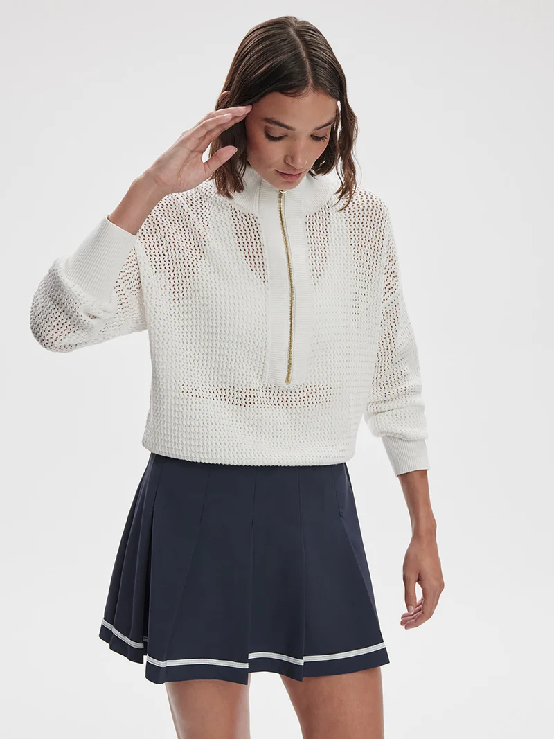 Aurora Half Zip Knit