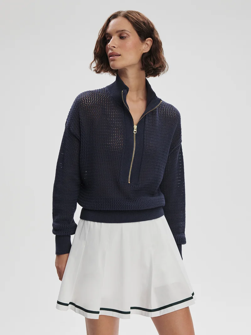 Aurora Half Zip Knit